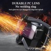 Welding Goggles for Men | Eye Protection Wrap-Around Welding Lens,Comfortable