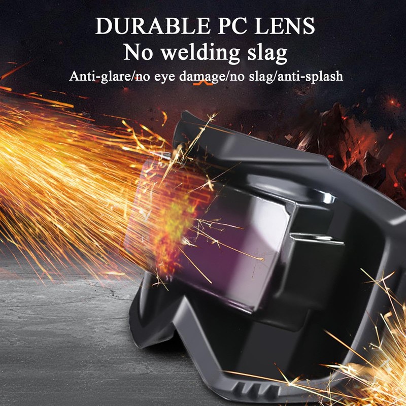 Welding Goggles for Men | Eye Protection Wrap-Around Welding Lens,Comfortable