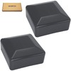 SKIR'CO Set of 2 Square Fence Post Caps 60 x