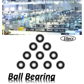 10 PCS 12 x 37 x 12mm 6301-2rs Ball Bearing bearing steel，Deep Groove double Rubber Shielded Ball Bearing，for small motors, household,conveying field, etc