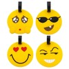 Travel Luggage Tags, Emoji Suitcase Travel ID Label Tags Holders,