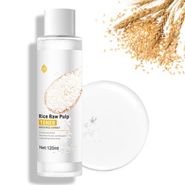 Soleneva Rice Raw Pulp Toner Face for Hydration - Rice Toner for Moisturising and Smooth Skin - Rice Face Toner for Day Care - Rice Face Toner Women for Pore Reduction