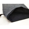 Handmade Workshop FUJITA Drawstring Bag, Lined, Japanese Pattern, Sharkskin Small