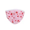 Bodico Cute Strawberry Washable Cotton Reusable Kids Face Mask, Pink