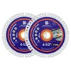 BRSCHNITT Indestructible Disc for Grinder 4-1/2"inch 2pcs -7/8" Arbor Multifunctional