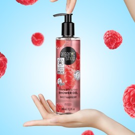 Organic Shop Sense Boosting Shower Gel Sweet Raspberry, 280 ml