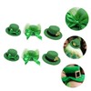 Healvian 6pcs Green St. Patrick's Day Hairpin Irish Festival Headband