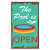 Fastasticdeals The Pool is Open Novelty Funny Metal Sign 8