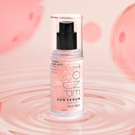 [1+1] 3-Second Tone-Up Velybly Vitamin Spot Tone-up Sun Serum 30ml+30ml Sunscreen SPF 50+PA++++ / [1+1] 3초 톤업 블리블리 비타민 기미 톤업 선세럼 30ml+30ml 자외선차단제 SPF 50+PA++++