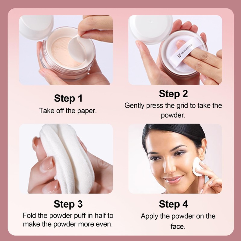 FV Loose Setting Powder, Transparent Fixing Powder, Oil Control Baking