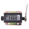 Mechanical Counter,D67F 5 Digit Mechanical Resettable Manual Pull Stroke Tally