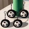 Veemoon Soccer Coin Purse 4 Pcs Plush Ball Pouch Mini