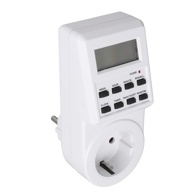 Indoor Mini Outlet Timer Digital Countdown Timer Outlet Indoor Timed