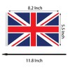 Zigvert American & Britain Twin Flag Desk Set, Table Flags