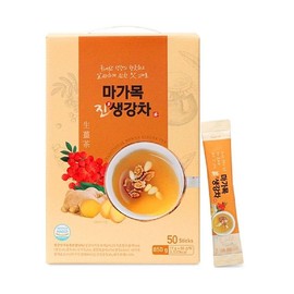 Boost Mall 참굿스 마가목 진 생강차 50스틱x3개 Chamguts Magamok Jin Ginger Tea 50 Sticks x 3 Packs