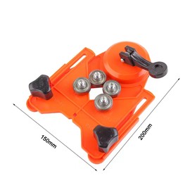 16PCS Diamond Drill Bits Diamond Hole Saw Kit 6-50mm with Guide for Tile Glass Ceramic Marble Granite