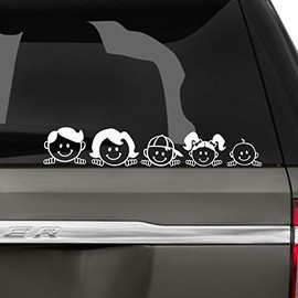 Peeping Family car Decal