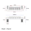 Alnicov Roller Bridge Saddle Tailpiece Combo Adjustable Wraparound Bridge for