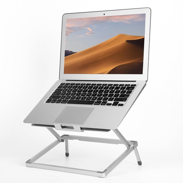 HappyDino Portable Laptop Stand for Desk Adjustable Foldable Laptop Riser