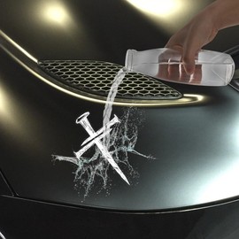 Premium Nails Cross Vinyl Decal – Christian Sticker for Car, Truck, Window, Laptop, Wall – White Faith Symbol | Size 6x4 Inches