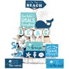 15 Pieces Summer Beach Tiered Tray Decor Set Farmhouse Ocean