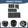Motorcycle Bolt Covers Engine Head Bolt Toppers Caps Kit for