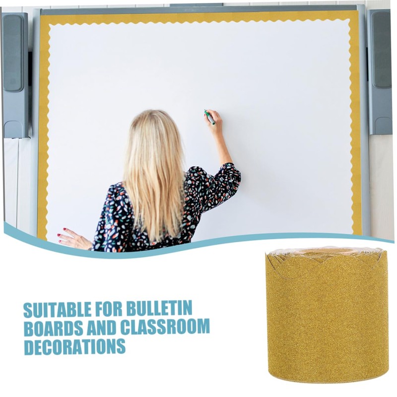 Operitacx Blackboard Border Decal Classroom Decal Decorations Notice Boards for