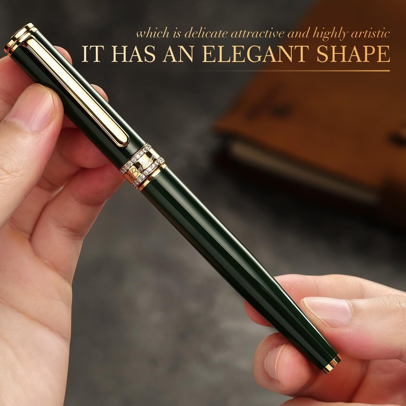 BEILUNER Luxury ballpoint pen with diamond decoration