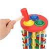 Colorful Wooden Knock Ball Ladder Toy Intelligence Development Kids Children