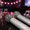 QIHPUSIEN Sparkly Fake Microphone Plastic for Halloween Party