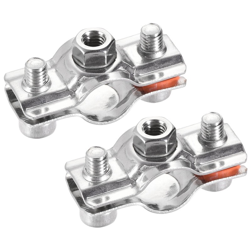 uxcell Wall Ceiling Mount Pipe Supports, 304 Stainless Steel Adjustable