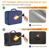 DocSafe 5200°F Document Organizer with Lock,Upgraded Heat Insulated Fireproof＆Waterproof Box