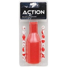 Action Plastic Pill Bottle Set, Red