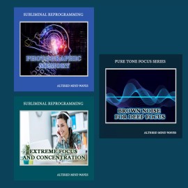 Altered Mind Waves Memory and Complete Focus 3 CD Subliminal Bundle
