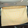 2Pcs Grid Design Anti Ultraviolet Car Curtain Side Car Window