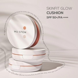 MU: STEM SUNFIT Glow Cushion SPF 50+/PA ++++ Air-light Foundation, Skin Brightening Luminous finish for every skin tone. Moisture full-texture for long hours. Included with Refill, Ivory matt 0.52 Oz