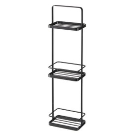Yamazaki Tower Bathroom Shelf with 3 Levels Black