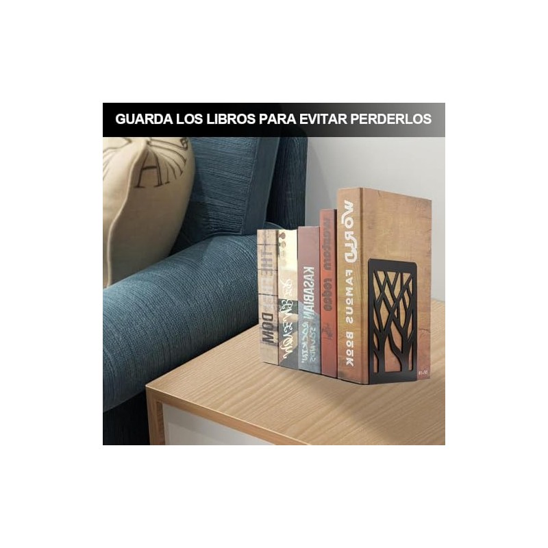 Sujetalibros De Metal, 3 Pares/6 Piezas Sujetalibros Extremos De Libro,Resistente