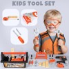 Vanplay Boys Toys Kids Tool Set with Tool Box, Vest