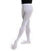 Capezio Studio Basics Mallas para mujer, Blanco, L/XL