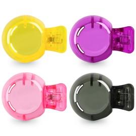 4 Pack Travel Toothbrush Head Covers Portable Toothbrush Protector Cap Brush Pod Case Protective Plastic Clip for Household Travel, Bathroom, Business, School, Camping