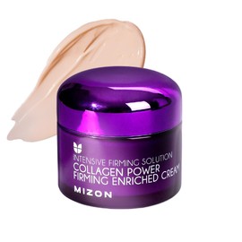 MIZON Crema Hidratante Facial con Colágeno 50 ml - crema facial antiarrugas reafirmante y nutritiva - skincare coreano para piel mixta y madura