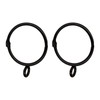 25pcs Curtain Rings, Curtain Opening Rings, Metal Hooks, Curtain Buckles,