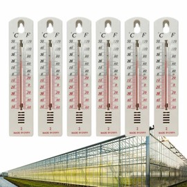 Termómetro para el hogar, habitación interior, termómetro montado en la pared, medidor temperatura con    , para patio, campo, sótano, jardín,...     