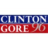 Bill Clinton Al Gore Replica 1996 President Campaign Bumper Sticker