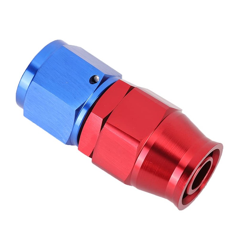 Ausla AN10 Aluminiumlegierung Legierung Brennstoffschlauchend -Anpassung Adapter mit Edelstahl -Klemme