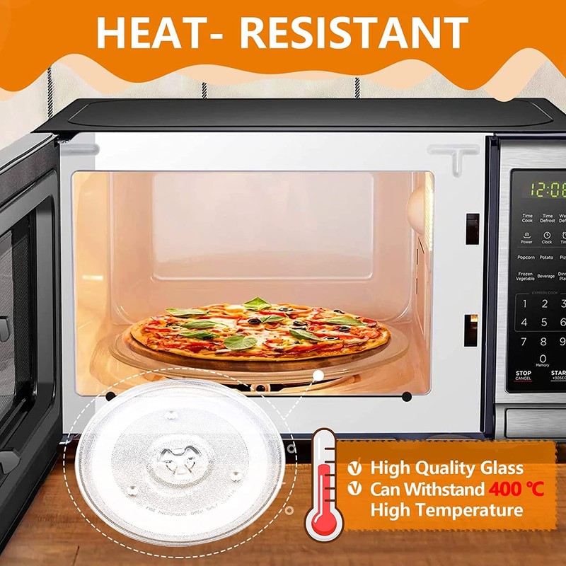 12'' Replacement Microwave Glass Plate Compatible with LG,Whirlpool- Microwave Plate