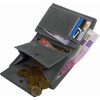HC Men's High-Quality Wallet Portrait Format Antique Leather RFID Protection,