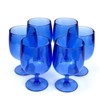 Yalin Set of 6 Unbreakable 12 oz Acrylic Plastic Wine