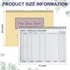 Saypacck 5 Pcs Daily Service Record Book 8.5 x 11